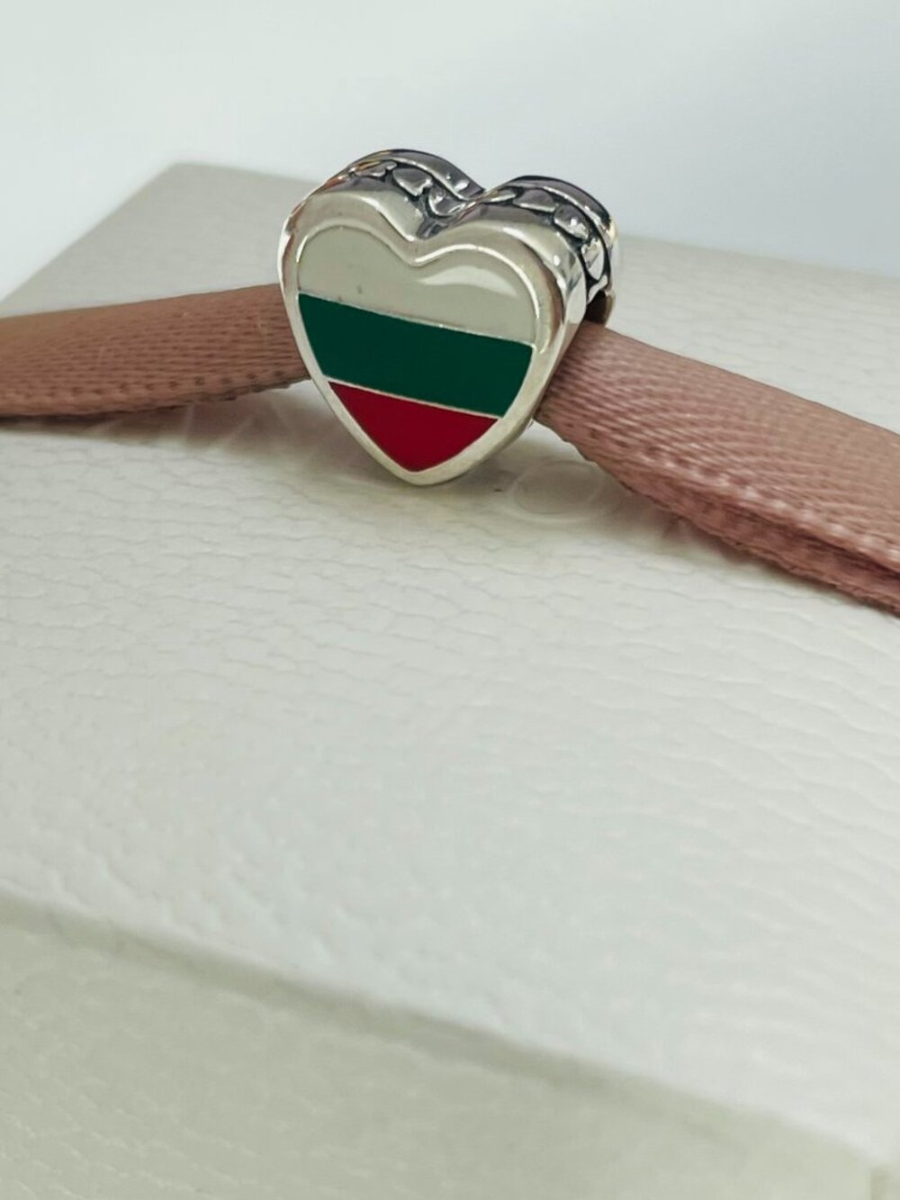 Pandora Bulgaria Flag I Love Bulgaria Exclusive Heart Charm